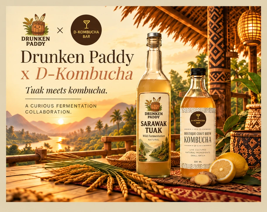 Drunken Paddy and kombucha innovation visual
